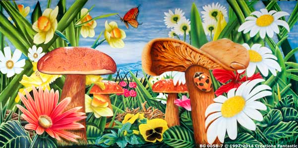 Backdrop BG 005B-7 Big Garden 5B