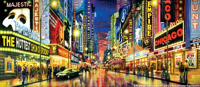 Backdrop EN040E-DP Broadway Theatre District E
