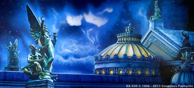 Backdrop EX 030 Paris Opera Rooftop