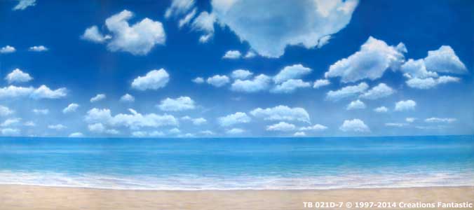 Backdrop TB021D Tropical Beach 8D